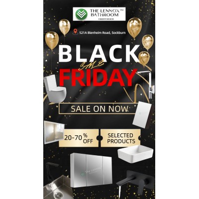 Bath Spout Round Series SP180 Black